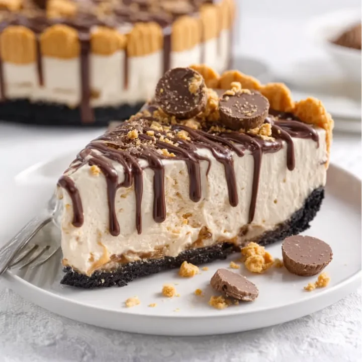 No Bake Peanut Butter Cheesecake
