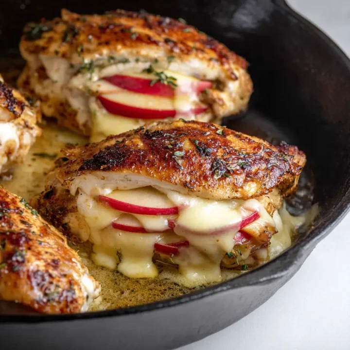 Apple and Brie Stuffed Chicken