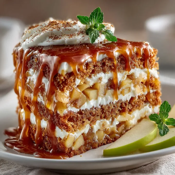 Caramel Apple Layers Cake