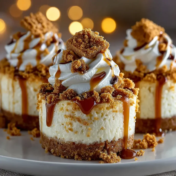 Mini Biscoff Cheesecakes