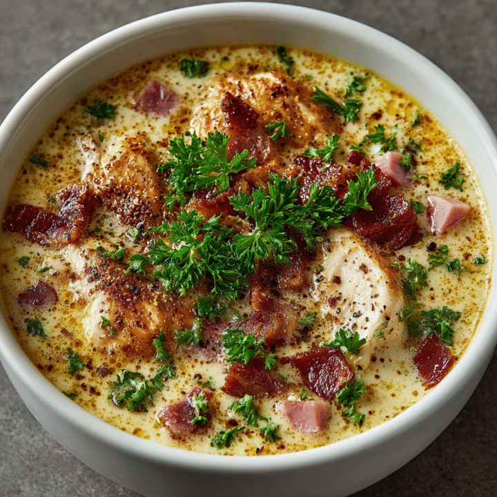 Chicken Cordon Bleu Soup