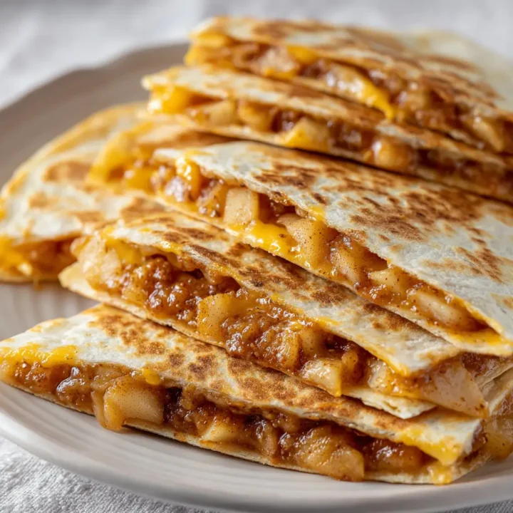 Apple Cinnamon Breakfast Quesadillas