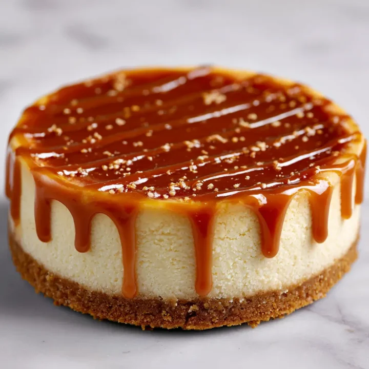 Bourbon Caramel Cheesecake