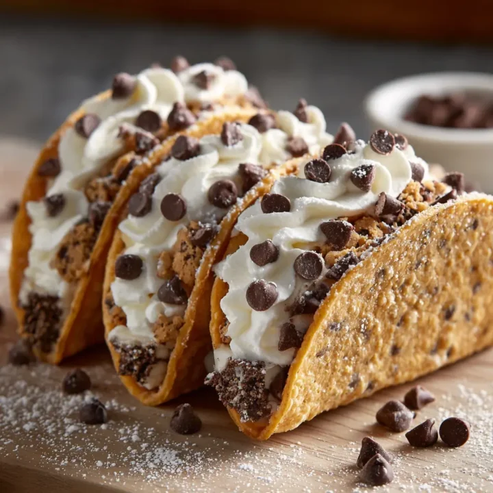 Cheesecake Cookie Dough Tacos
