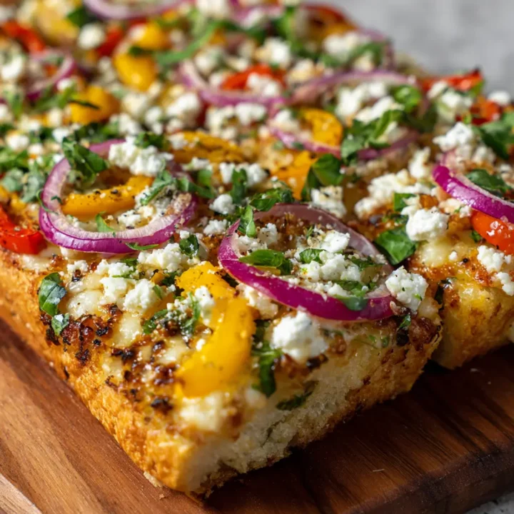 Sweet & Spicy Hot Honey Garlic Bread Pizza