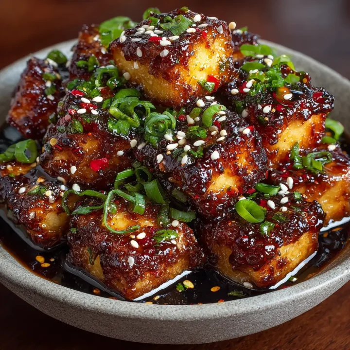 Tangy Marinated Tofu Delight
