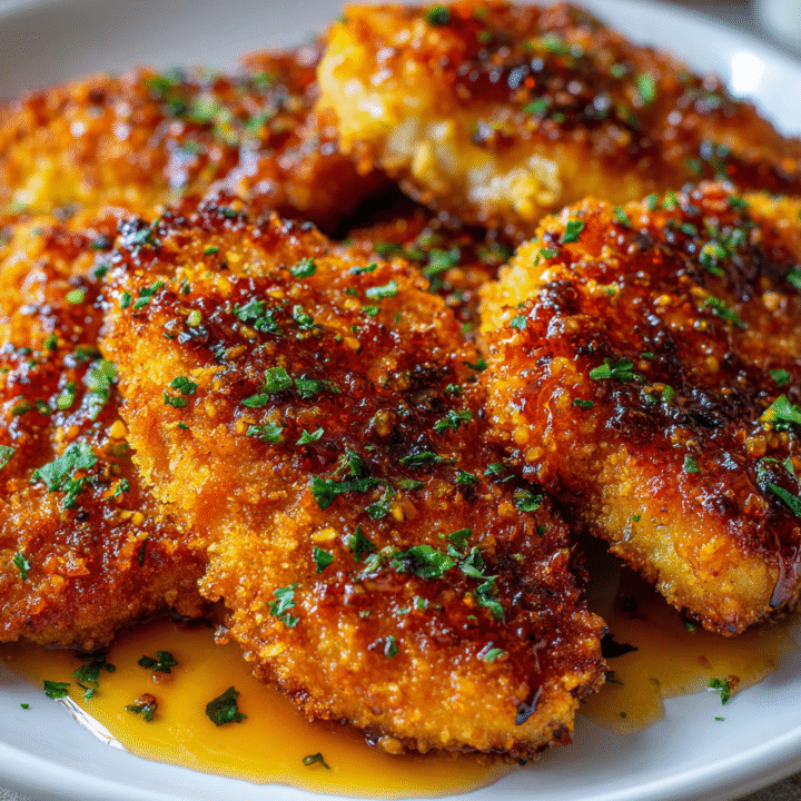 Tasty Baked Crunchy Hot Honey Chicken