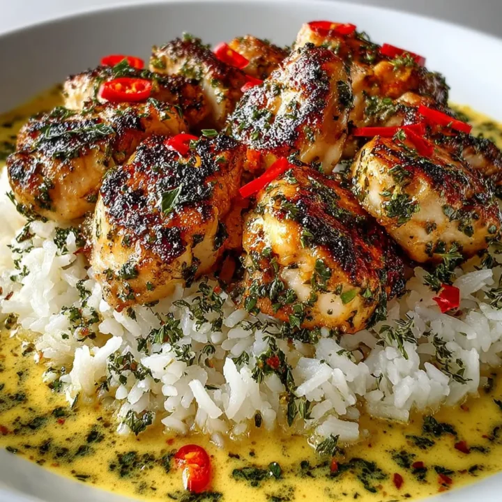 Lemon Garlic Parmesan Chicken with Rice