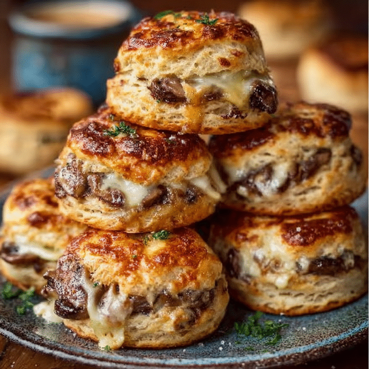 Baked French Dip Biscuits Recipe