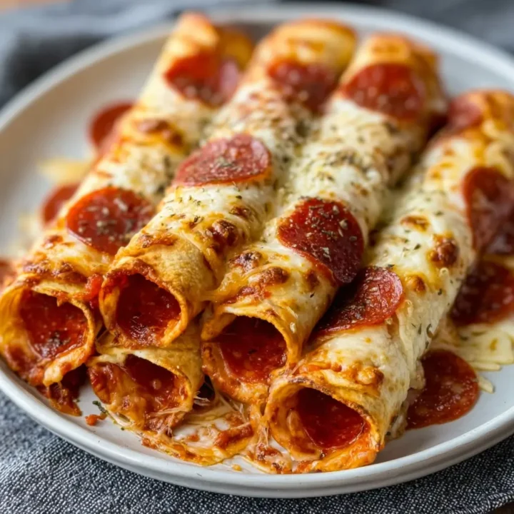 Cheesy Pepperoni Roll-Ups