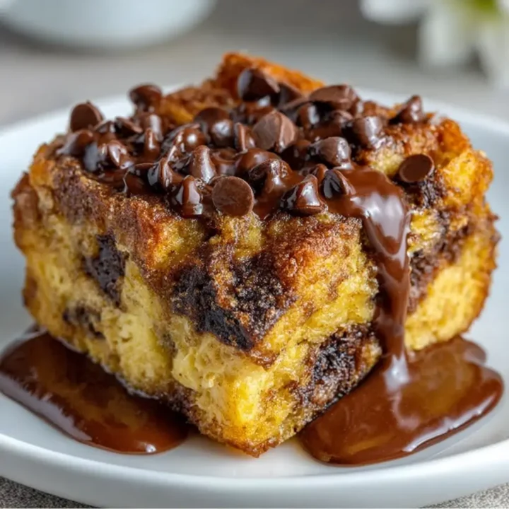 Chocolate Croissant Breakfast Bake