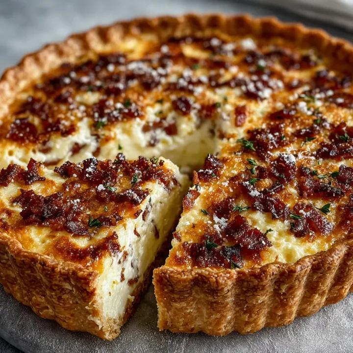 Caramelized Onion and Bacon Quiche