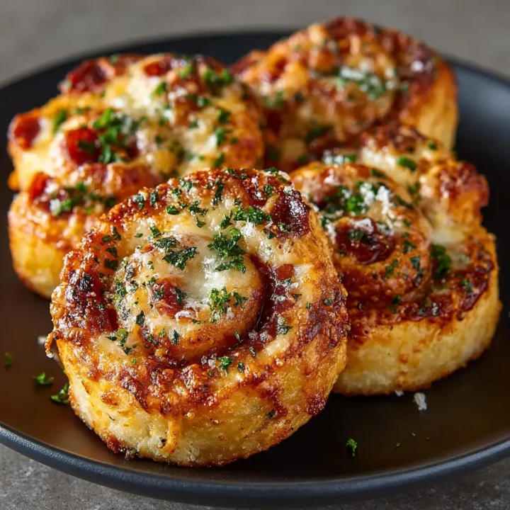 Cheesy Pepperoni Pizza Roll-Ups