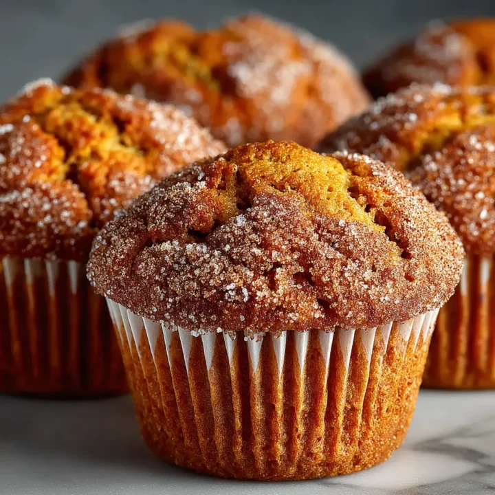 Cinnamon Sugar Pumpkin Muffins