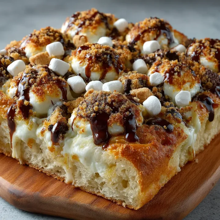 Golden S'Mores Focaccia