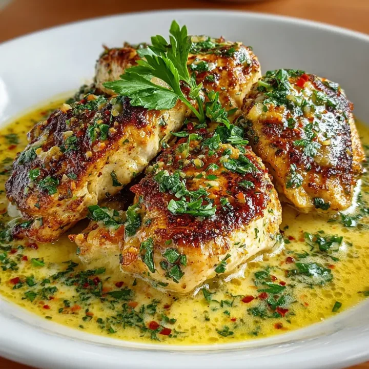 Irish Chicken in Whiskey Cream Sauce