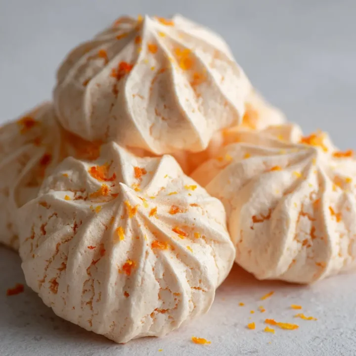 Orange Meringue Cookies