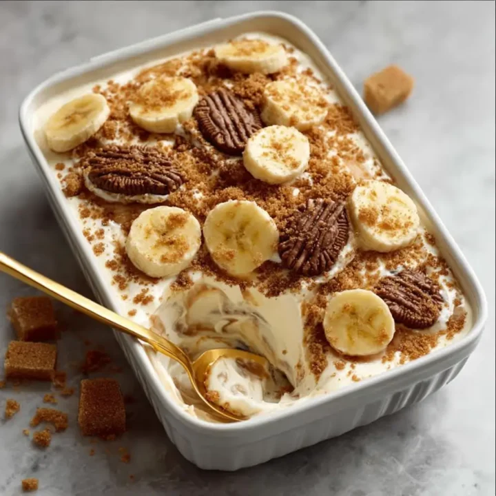 Banana Pudding with a Biscoff Crunch