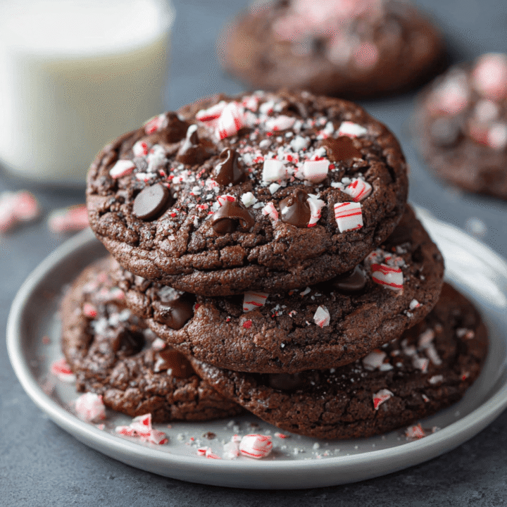 Double Chocolate Peppermint Cookies Recipe