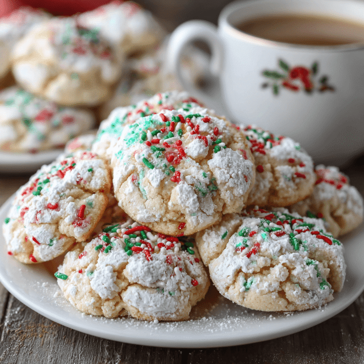 Christmas Gooey Butter Cookies