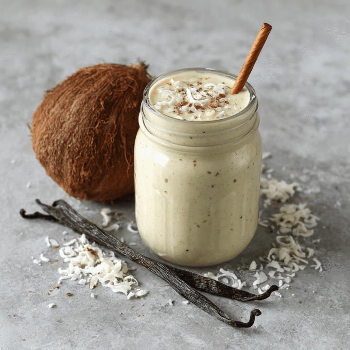 Creamy Keto Coconut Vanilla Smoothie Recipe