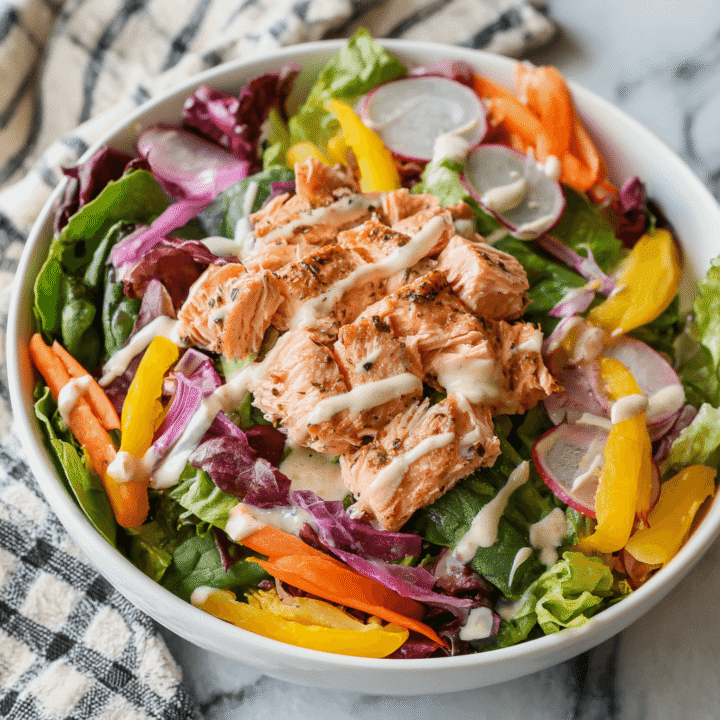 Flaky Salmon Salad Recipe