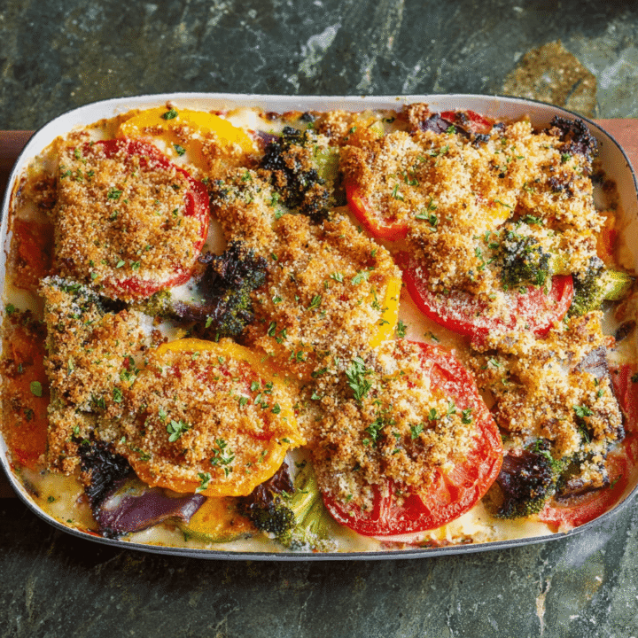 Rainbow Vegetable Gratin Recipe