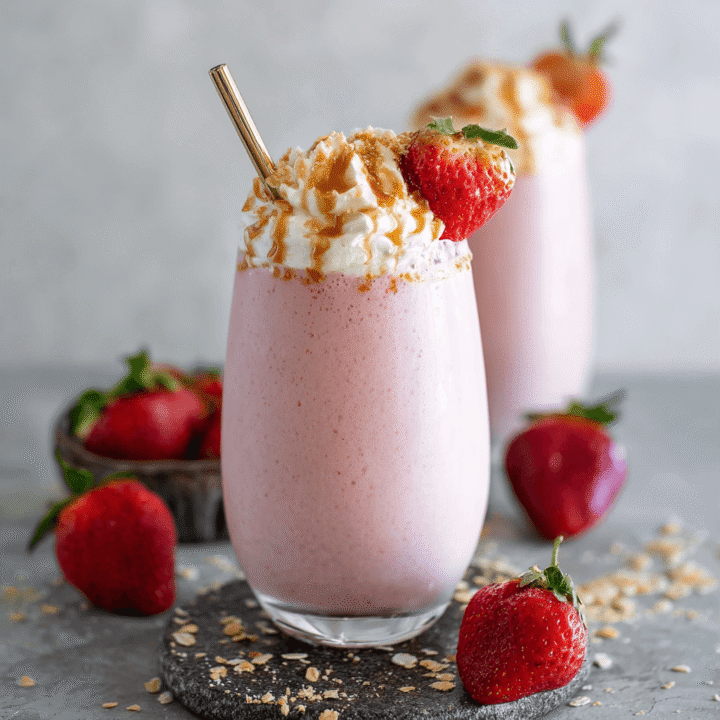 Keto Strawberry Cheesecake Smoothie Recipe
