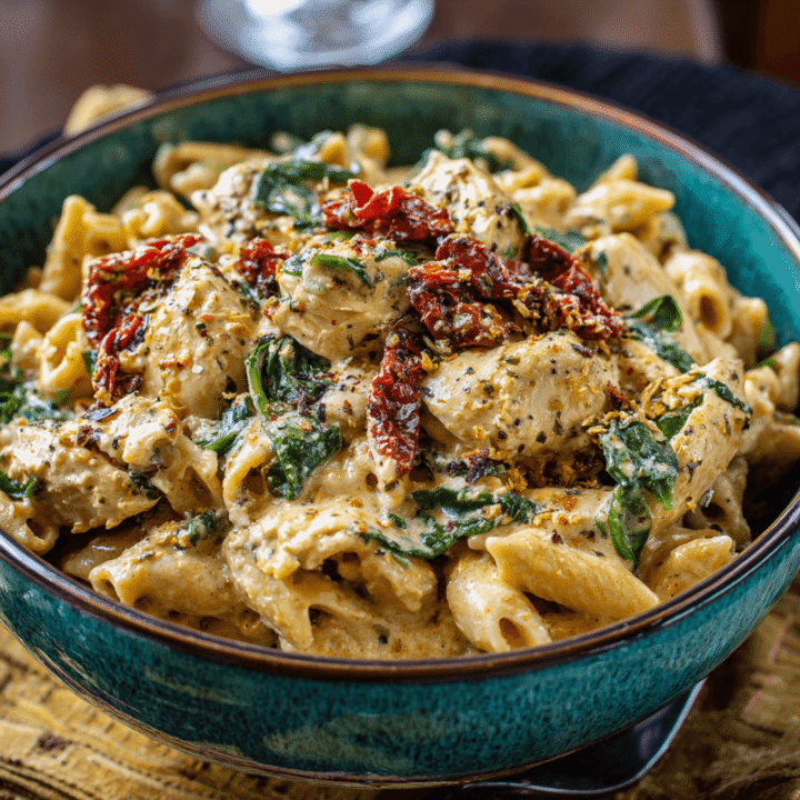 Crock Pot Tuscan Chicken Pasta Recipe