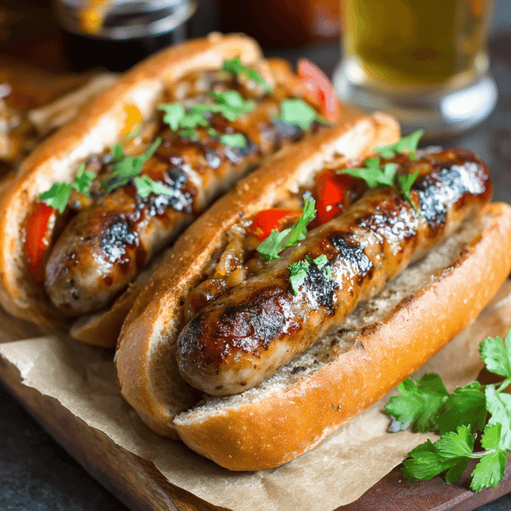 The Best Bratwurst in Beer & Grilled Recipe