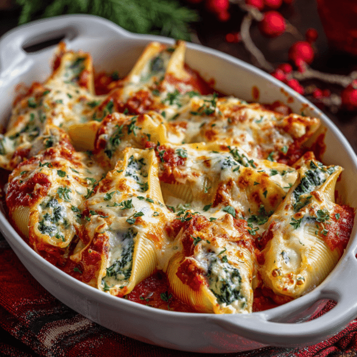 Spinach and Ricotta Stuffed Shells Recipe
