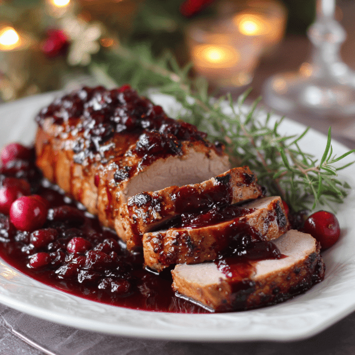 Pork Tenderloin with Cranberry Glaze Recipe