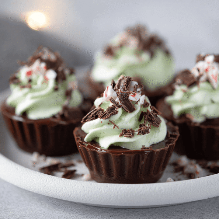 Chocolate Peppermint Mousse Cups Recipe