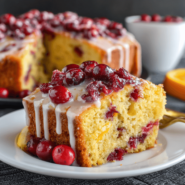 Cranberry Orange Breakfast Cake Recipe