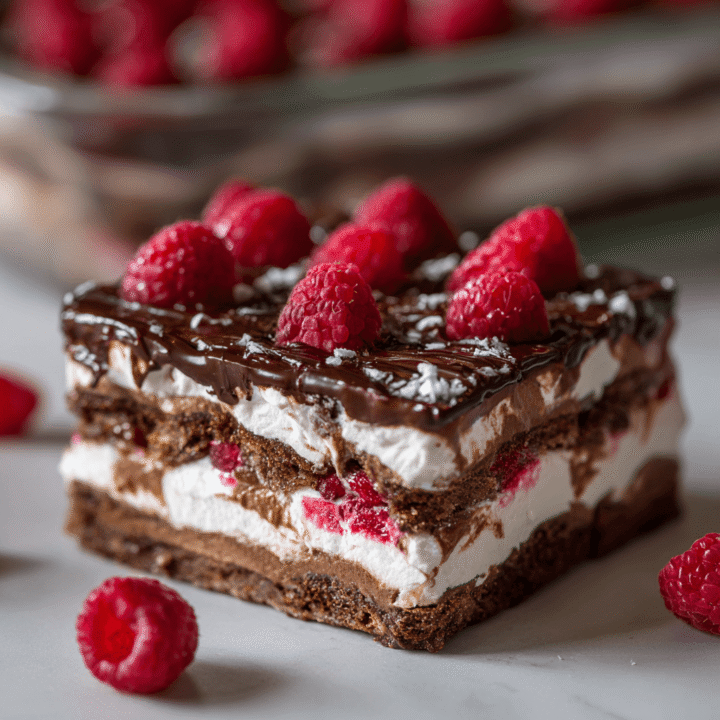 Raspberry Chocolate Lasagna Recipe