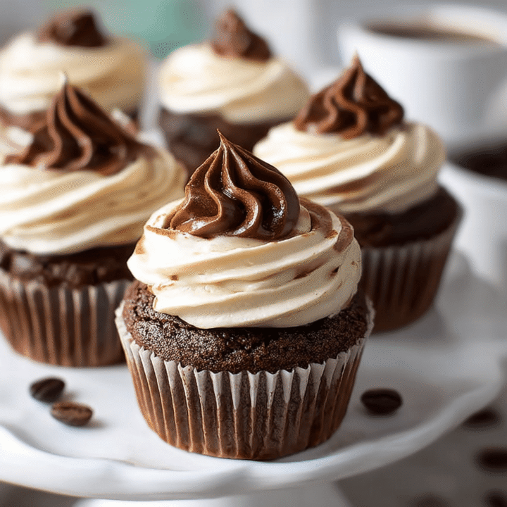 Chocolate Coffee Cream Cupcakes Recipe