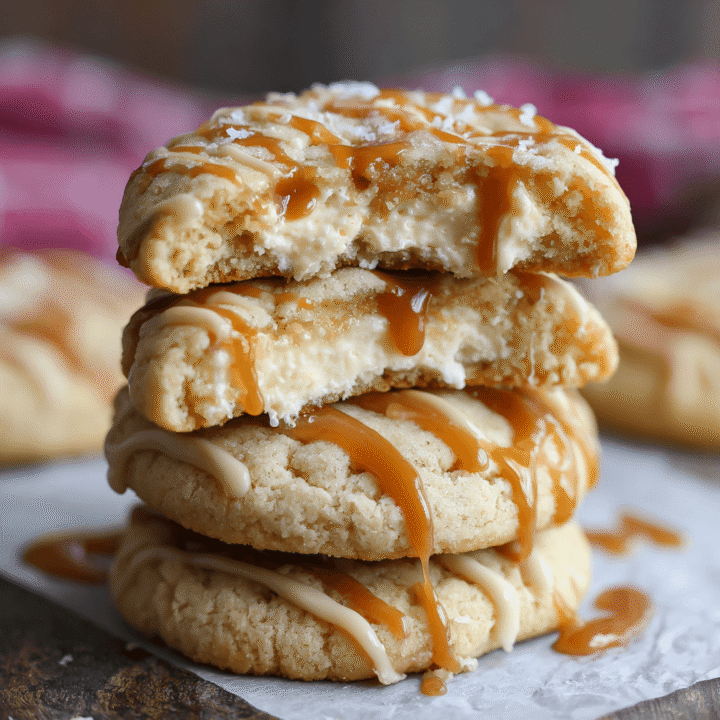 Caramel Cheesecake Cookies Recipe