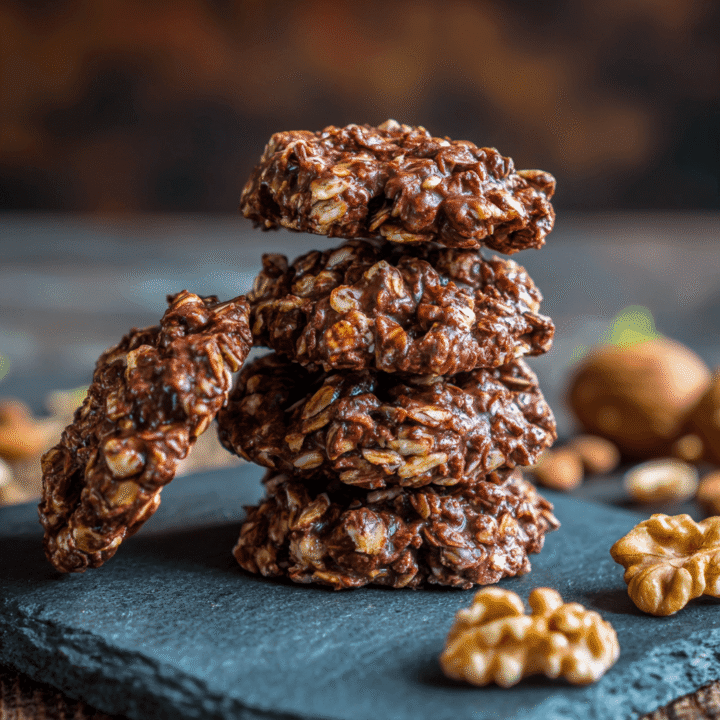 No Bake Nutty Chocolate Cookies Recipe