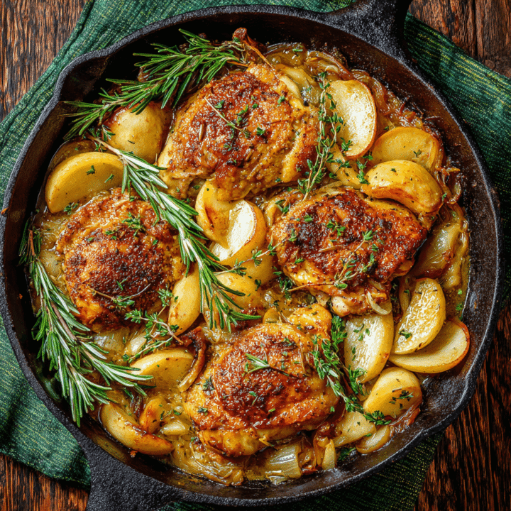 Rosemary Apple Cider Chicken Recipe