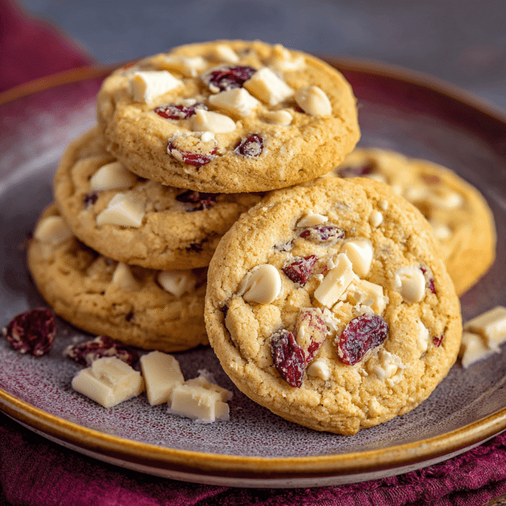 White Chocolate Cranberry Cookies Recipe