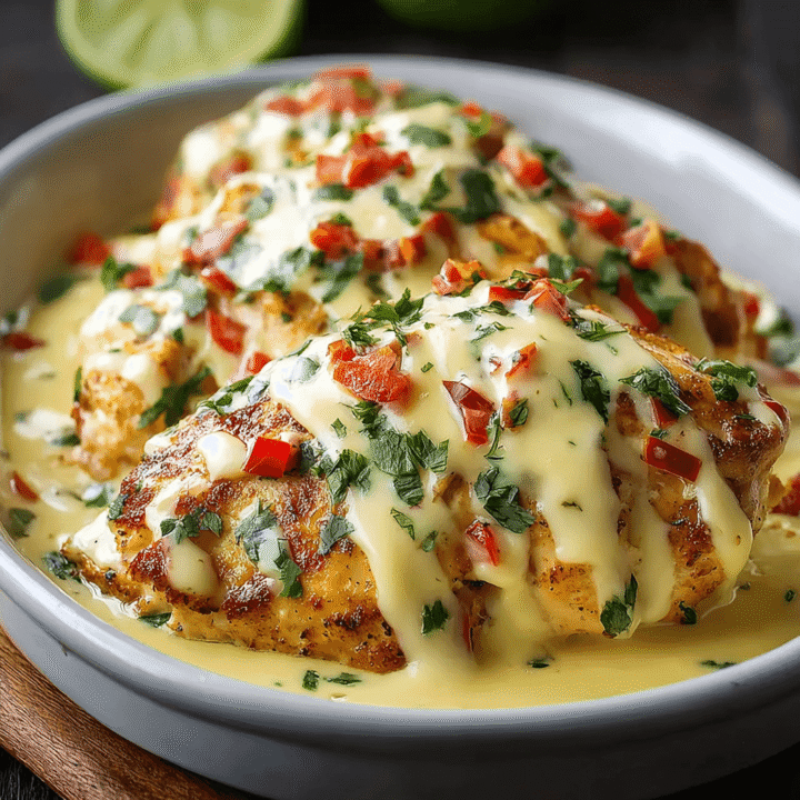 Mexican Chicken with Cheese Sauce Recipe