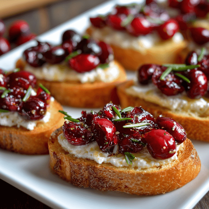 Cranberry Crostini Recipe