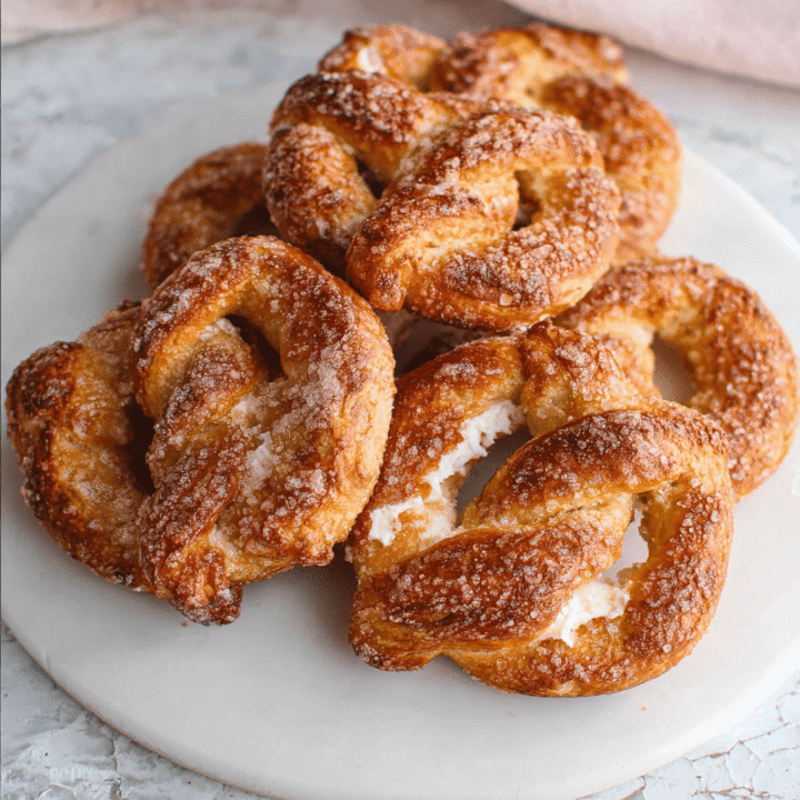 Cream Cheese Stuffed Pretzels Recipe