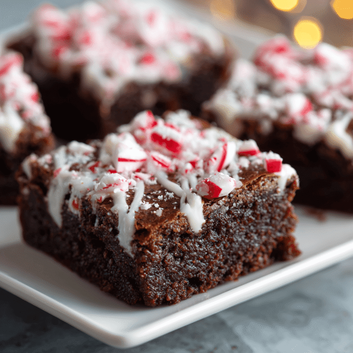 One Bowl Peppermint Brownies Recipe