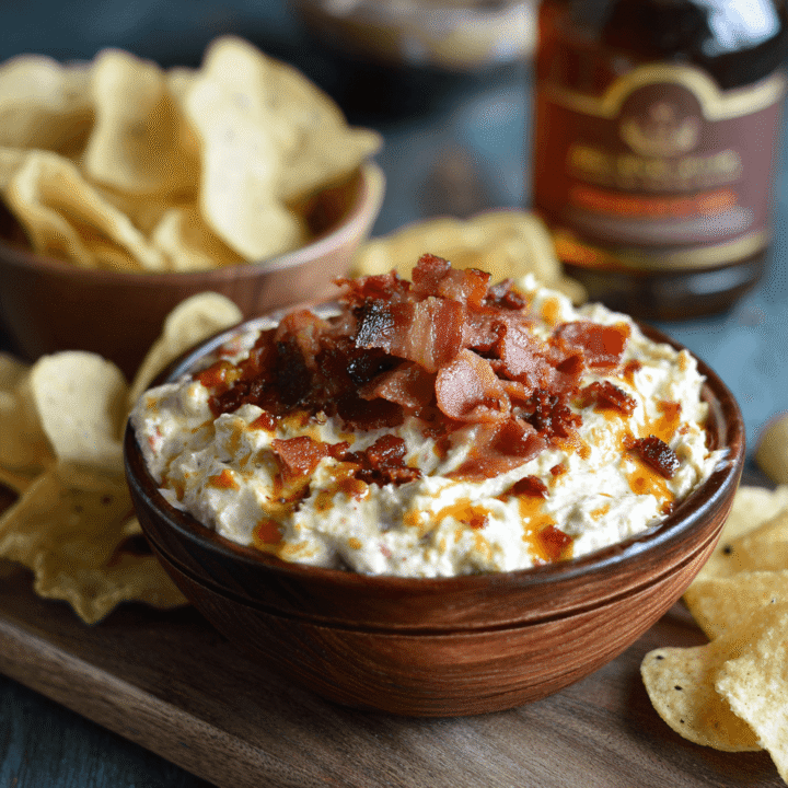 Maple Bourbon Bacon Cheddar Dip Recipe