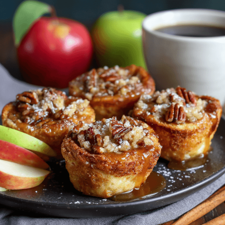 Apple Pecan French Toast Cups Recipe