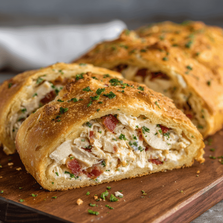 Chicken Bacon Ranch Stromboli Recipe