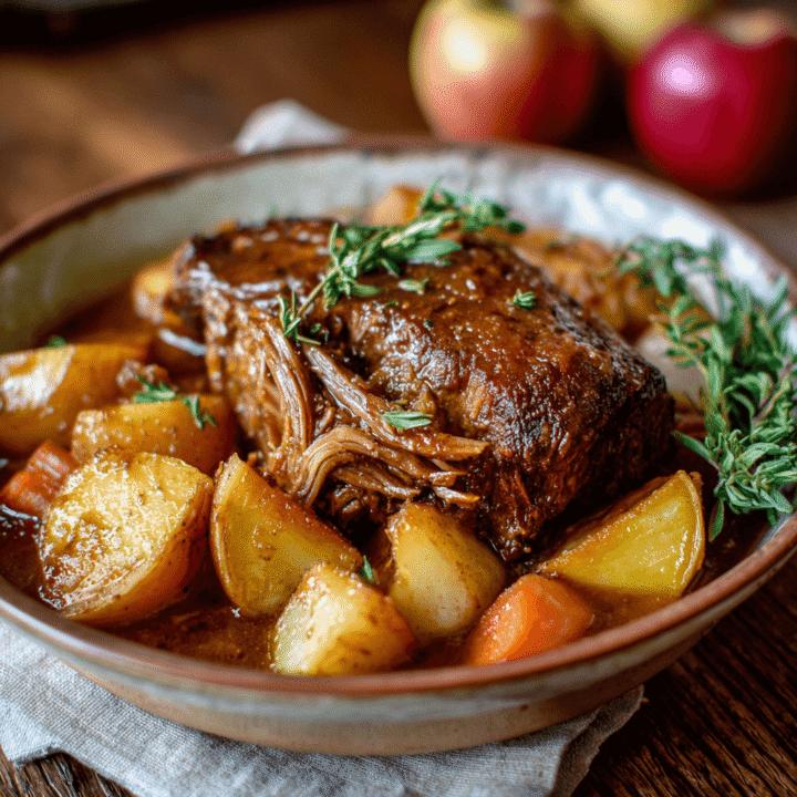 Apple Cider Braised Pork Shoulder Recipe