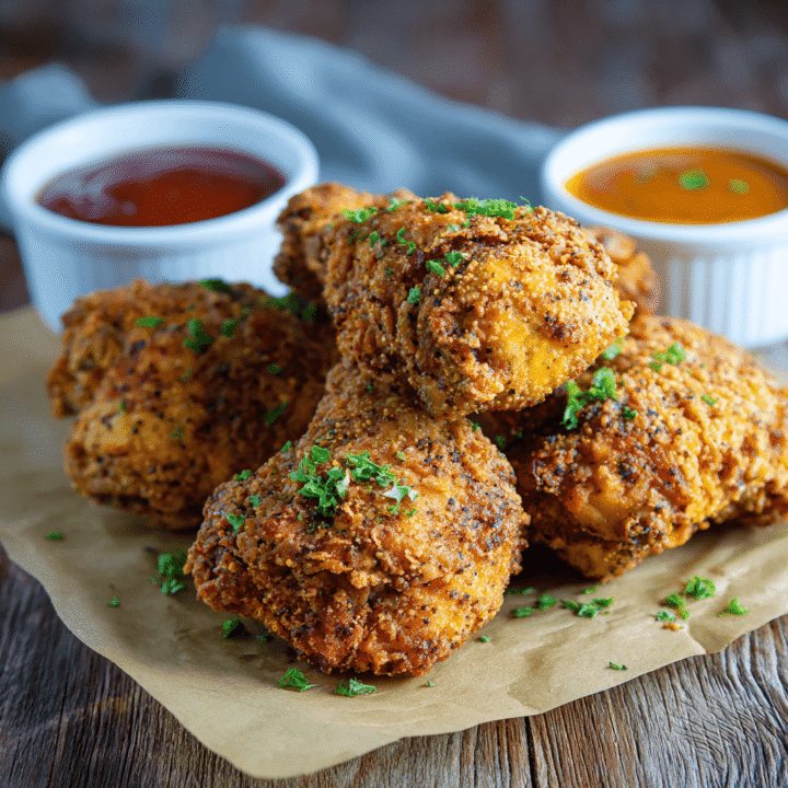 Crispy Spicy Buttermilk Fried Chicken Recipe