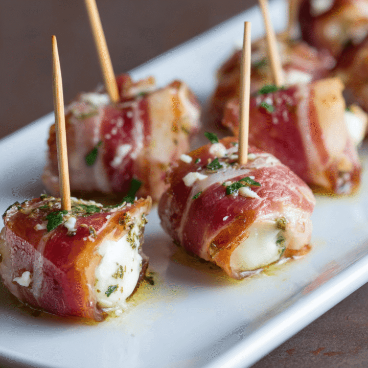 Prosciutto Wrapped Mozzarella Bites Recipe